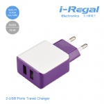 USB Wall Charger DC 5V/2A / 3A output, AC 100-240V input
