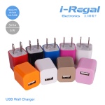 USB Wall Charger DC 5V/1A output, AC 100-240V input