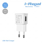 USB Wall Charger DC 5V/2.1A output, AC 100-240V input