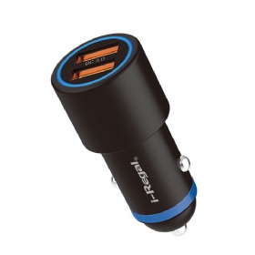 38W QC3.0+2.4A dual port car charger
