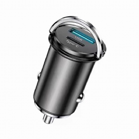 30W A+C Aluminum Car Charger