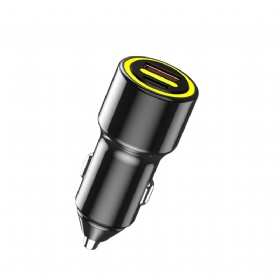 55W A+C Zinc Car Charger