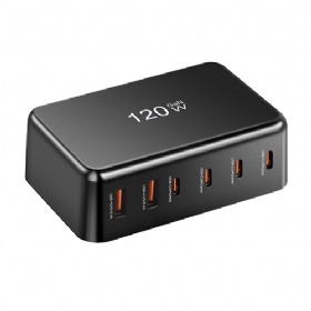 120W 4C2A Multi functional desktop charger