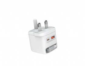 35W charger with retractable cable