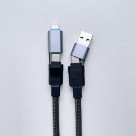 3A 60W 4 in 1 Digital Display Cable